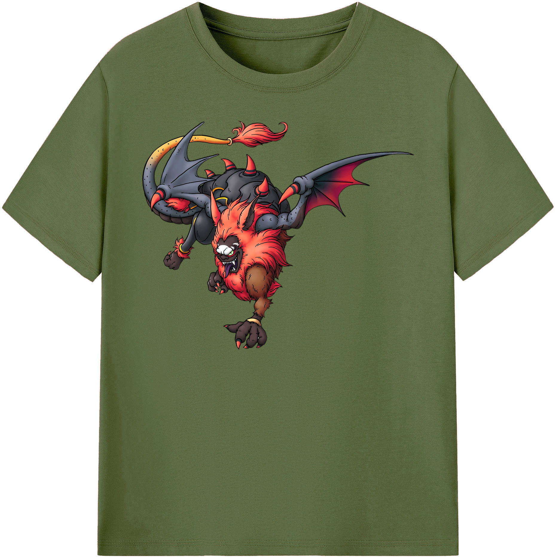 （画像用） ドラゴンクエスト Doragon Kuesuto Dragon Quest 綿100％半袖Tシャツ（フロントプリント）